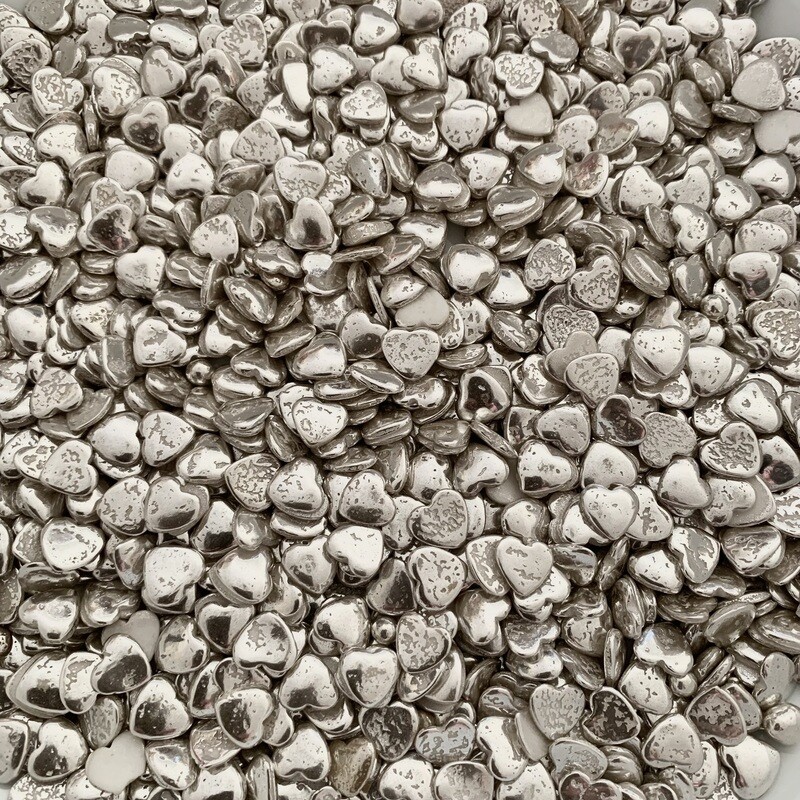 Small Silver Hearts