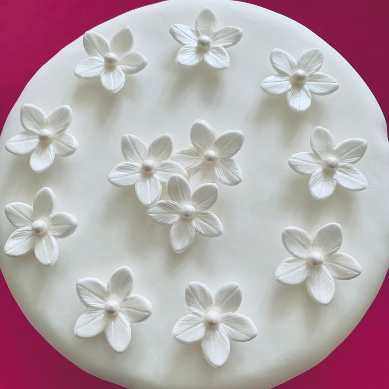 Pearly White Flowers