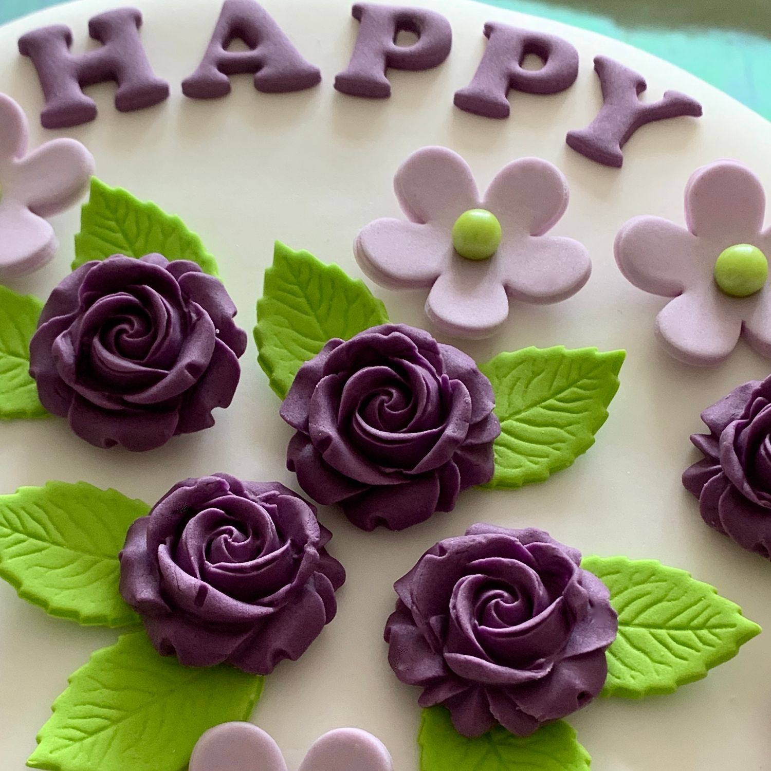 Purple Birthday Flowers