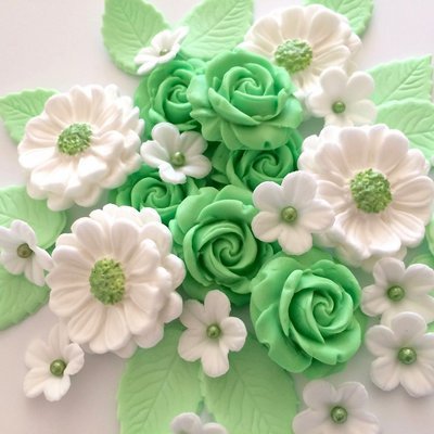 Mint Green Rose Bouquet