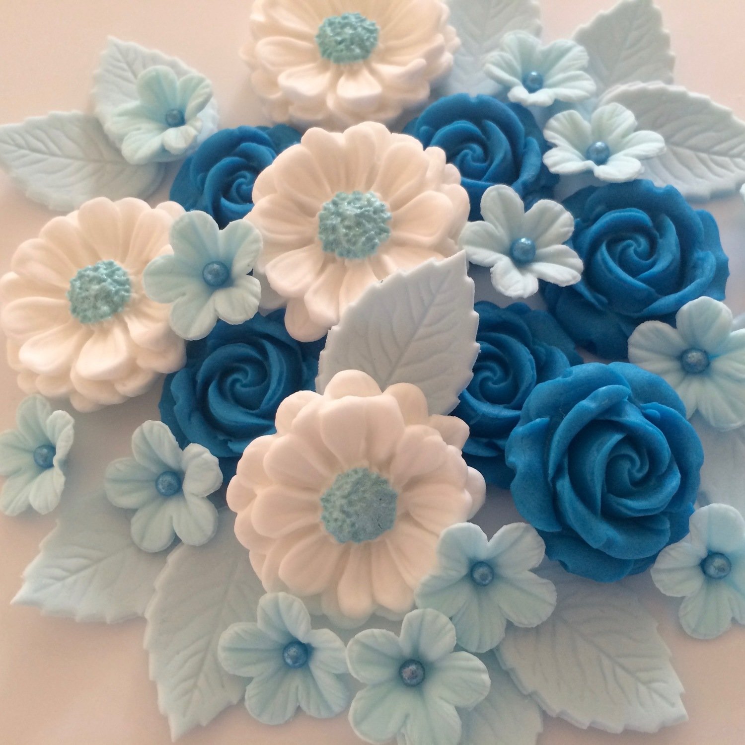 Ice Blue Rose Bouquet