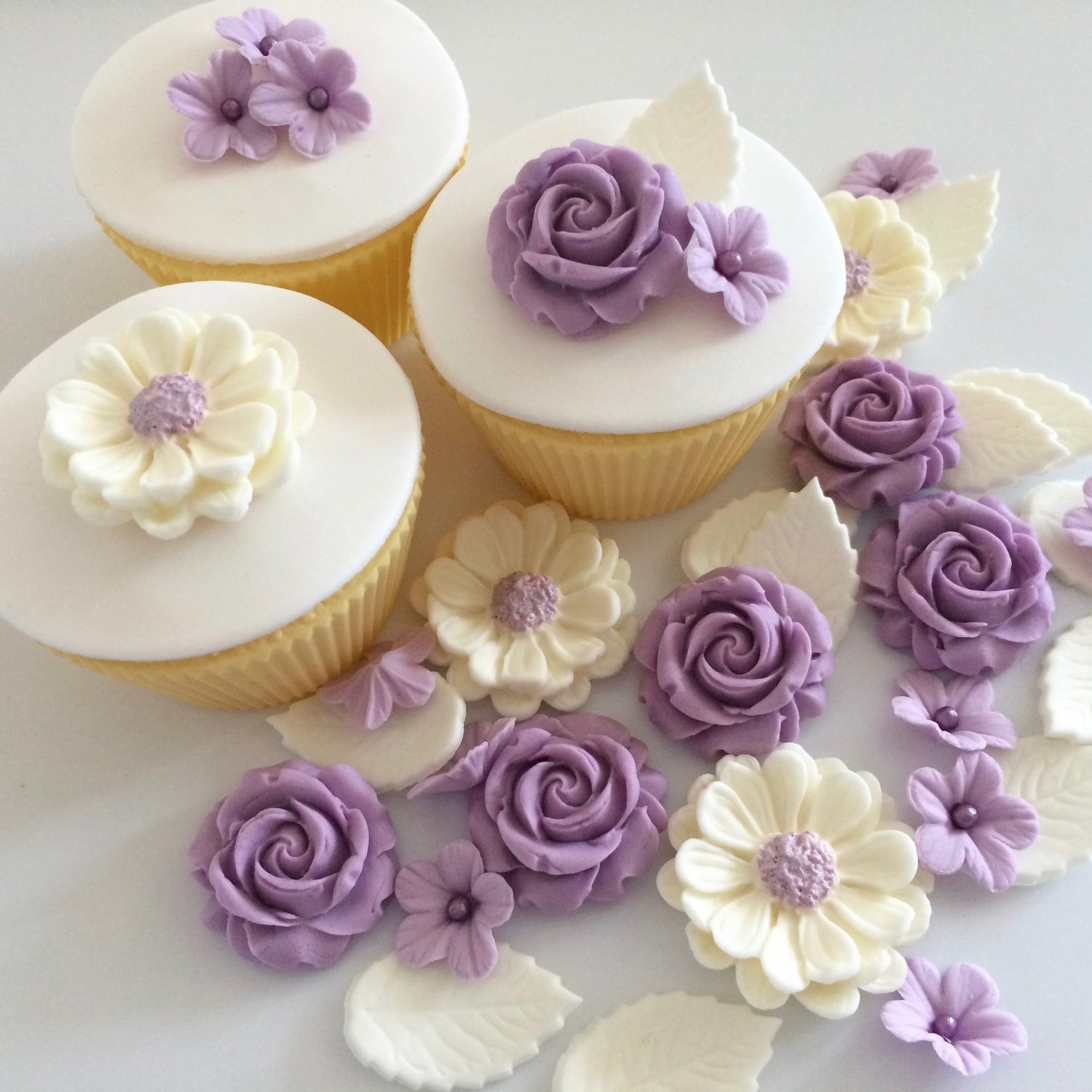 Lilac Ivory Rose Bouquet