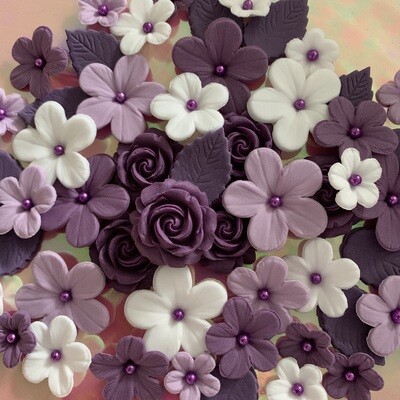 Edible Purple Flowers For Cakes