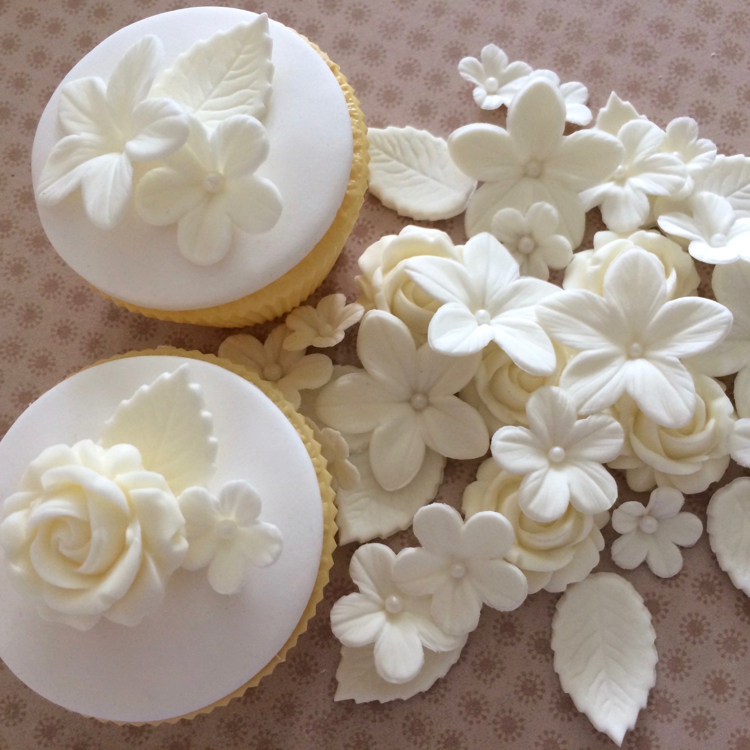 Ivory Sugar Flowers
