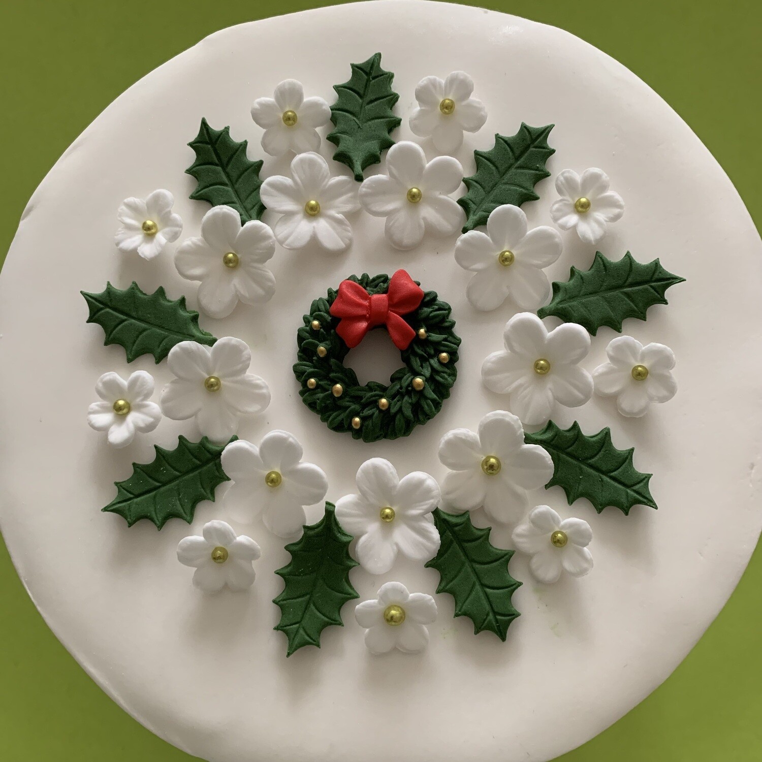 Christmas Wreath Flowers