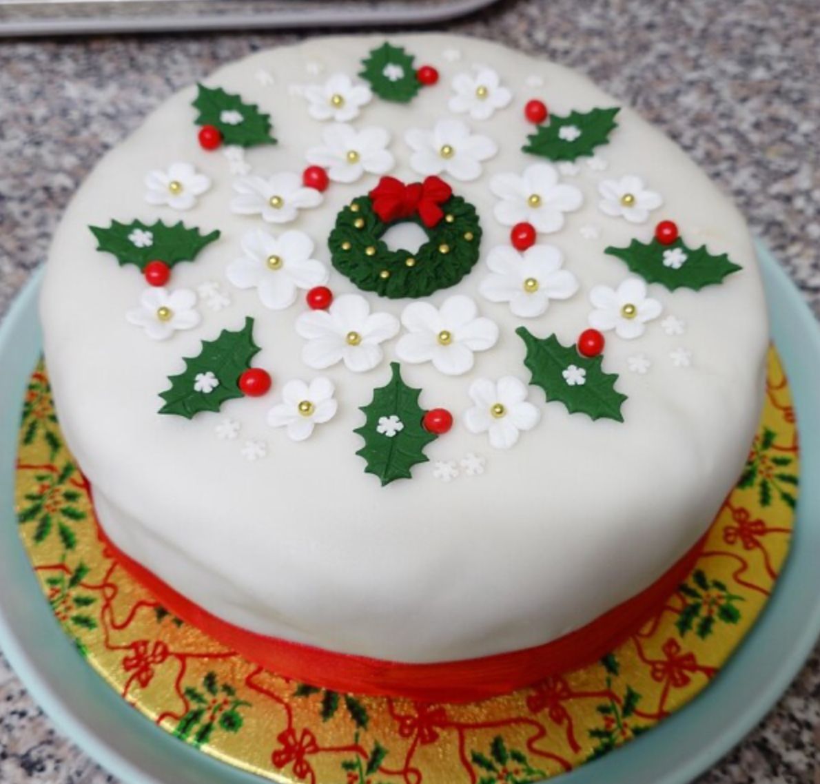 Christmas Wreath Flowers