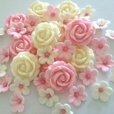 Baby Pink Cream Rose Mix
