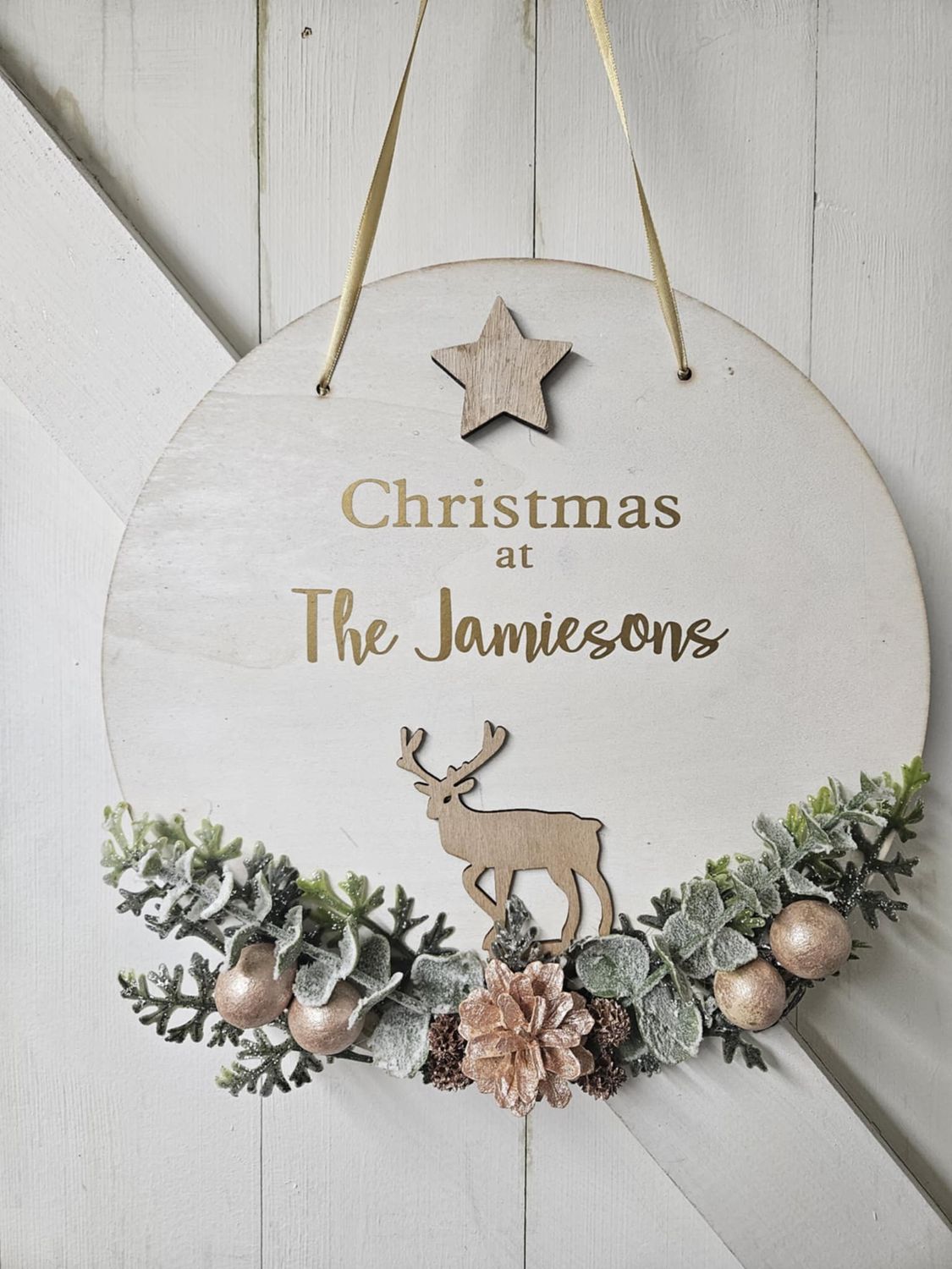 Christmas Plaque (Personalised)