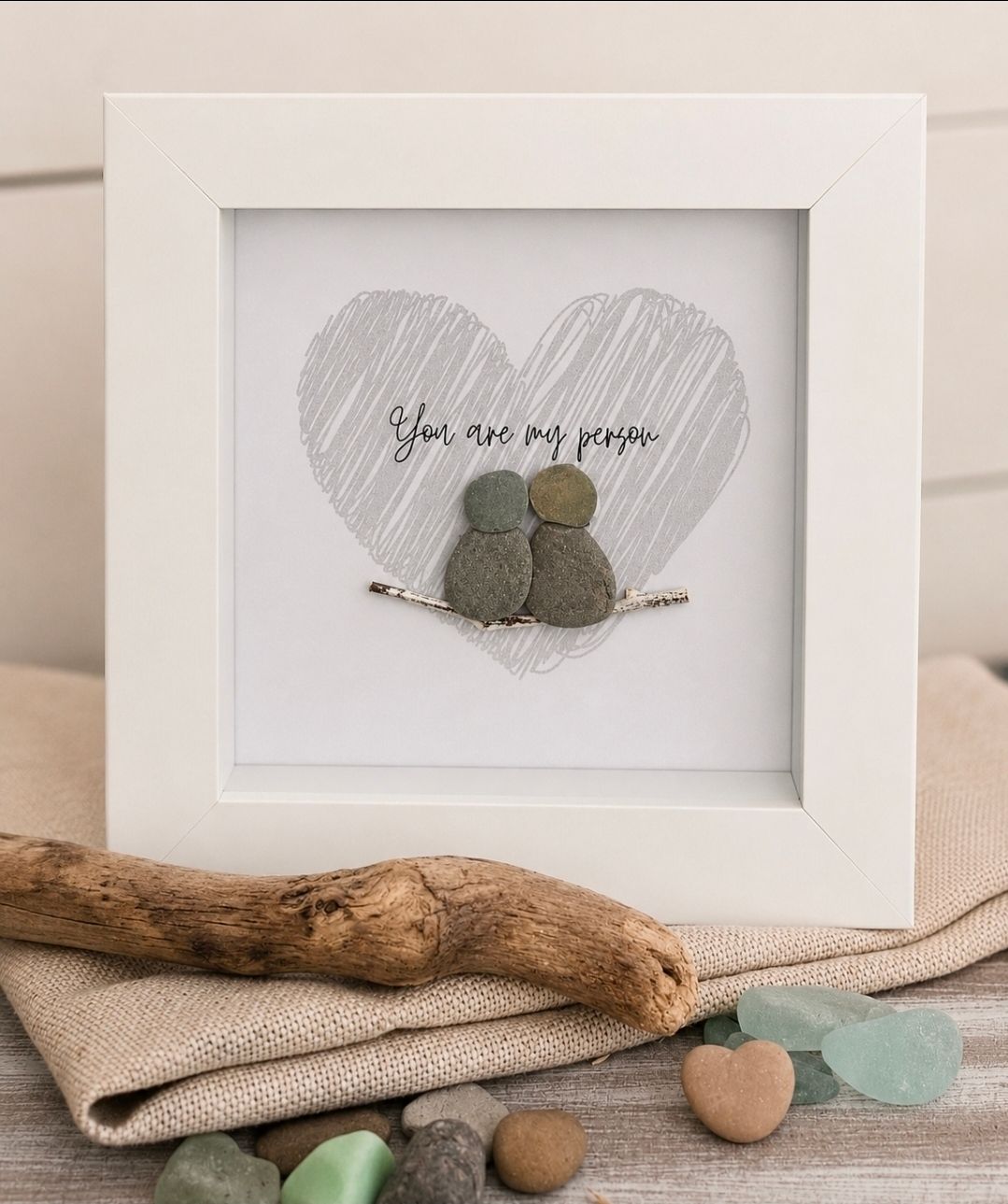 YOU ARE MY PERSON - HANDCRAFTED PEBBLE ART KEEPSAKE 