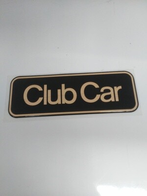 Calcomania Club Car 17 cm largo x 6 ancho
