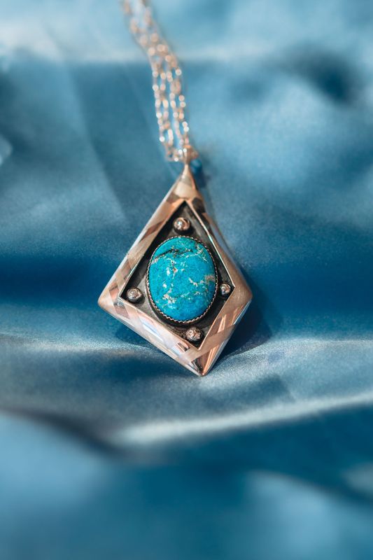 Santa Fe Silver Pendant 2