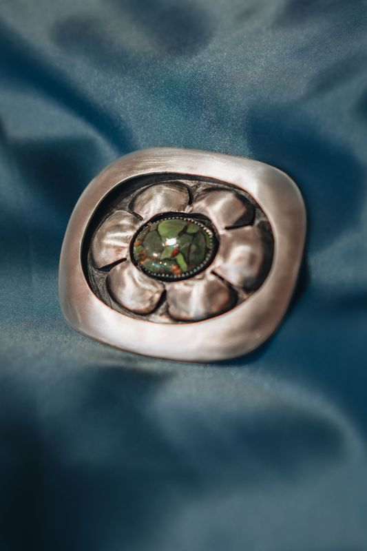 Santa Fe Silver Buckle 1