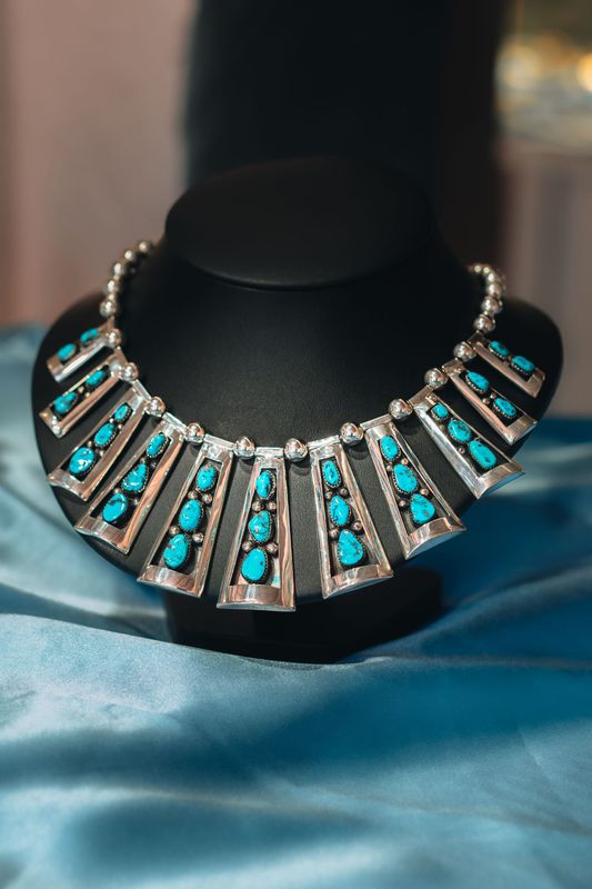 Santa Fe Silver Necklace 3