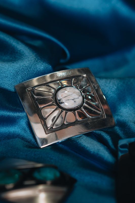 Santa Fe Silver Buckle 4