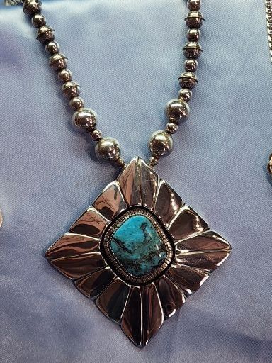 Santa Fe Silver Pendant 7
