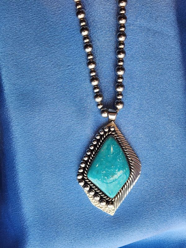 Santa Fe Silver Pendant 1