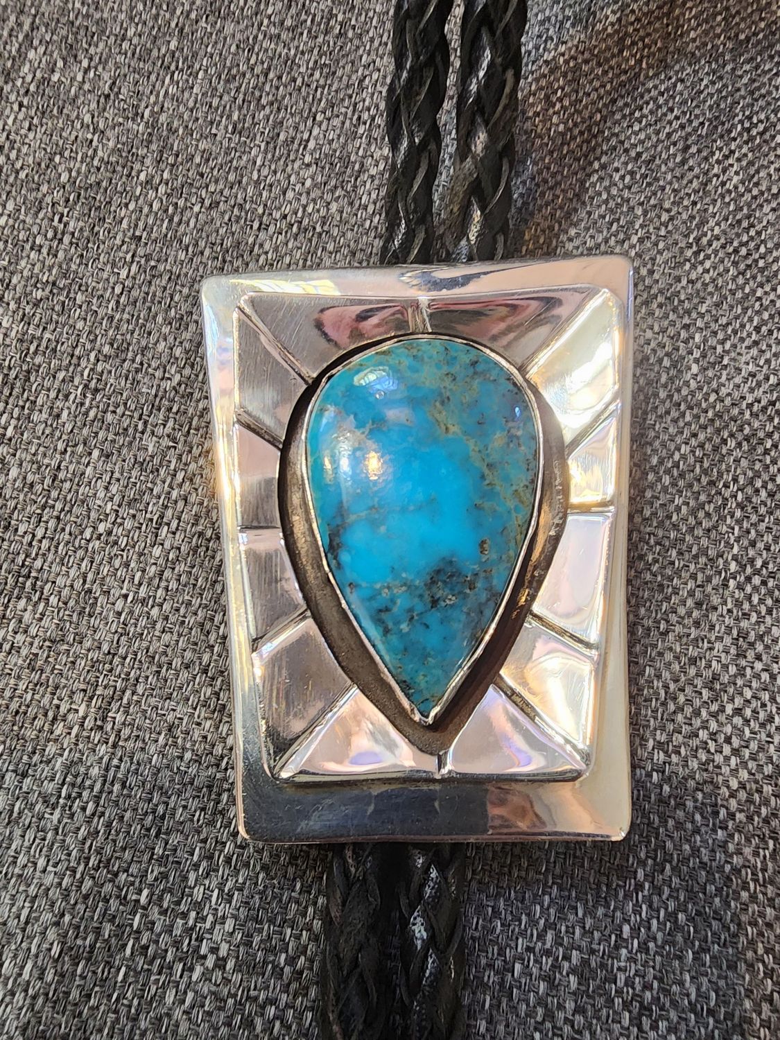 Santa Fe Silver  Bolo Ties 3
