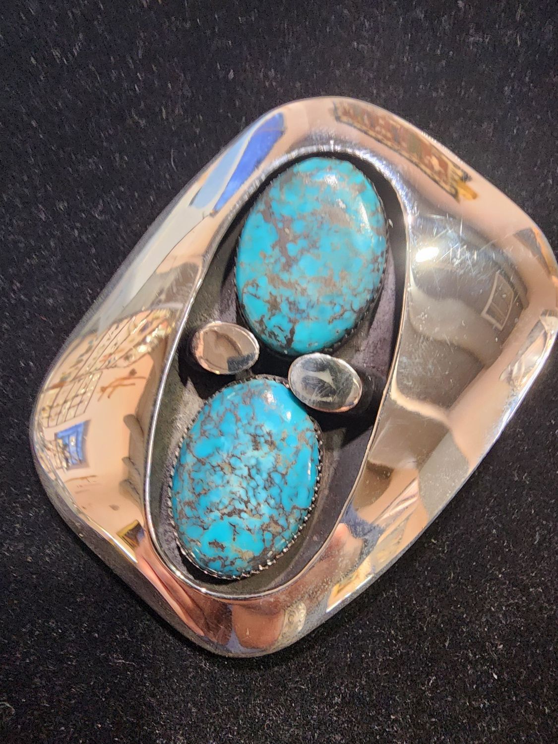 Santa Fe Silver Buckle 9