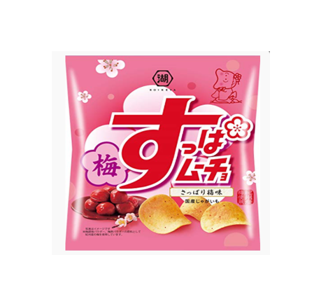 Koikeya Suppamucho Potato Chips Sour Plum (55G)