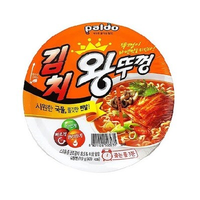 Paldo King Bowl Spicy Ramen Kimchi (110G)