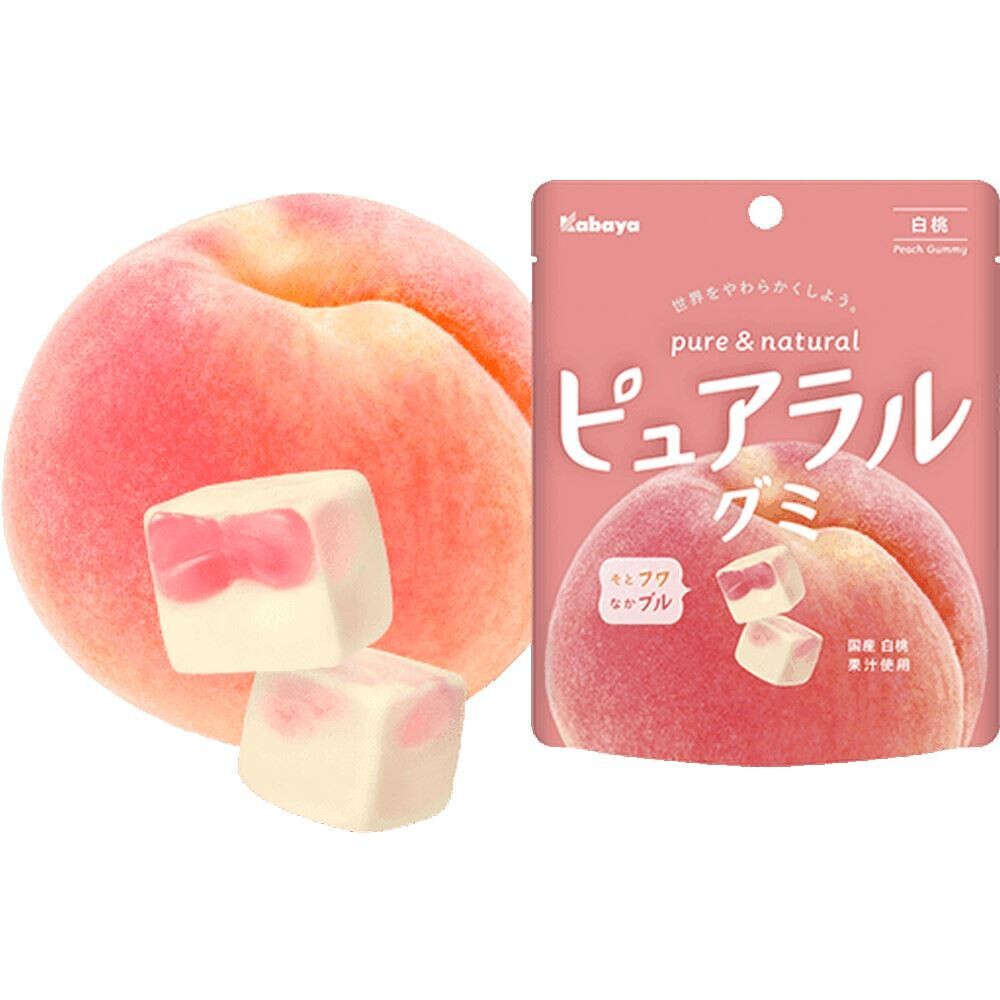 Kabaya Pure & Natural Gummy Peach (58G)