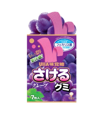 UHA Sakeru Gummy Grape (30.1G)