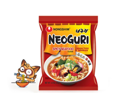 Nongshim Neoguri - Spicy Seafood Flavor