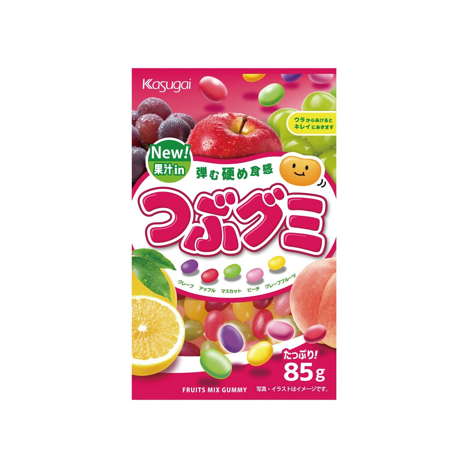 Kasugai Jelly Bean Assorted Fruit (85G)