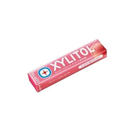 Lotte Xylitol Peach Gum (14 Pieces)