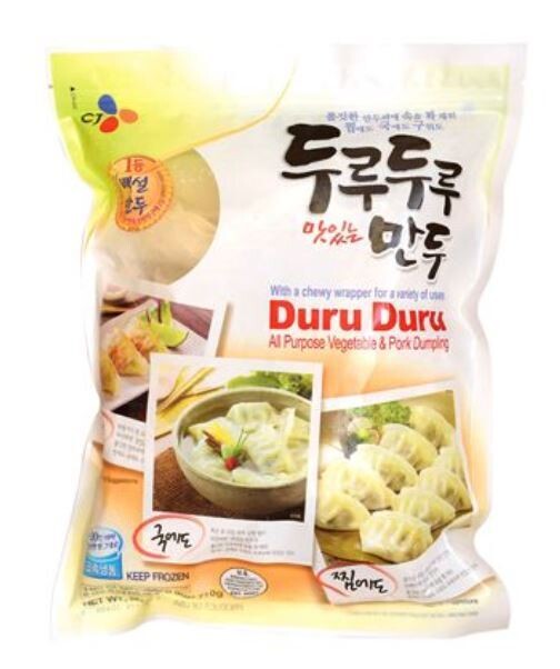 CJ Duru Duru Pork & Vegetables Dumpling (708G)