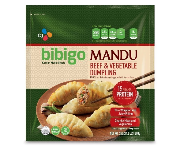 CJ Bibigo Beef & Vegetable Dumpling (680G)