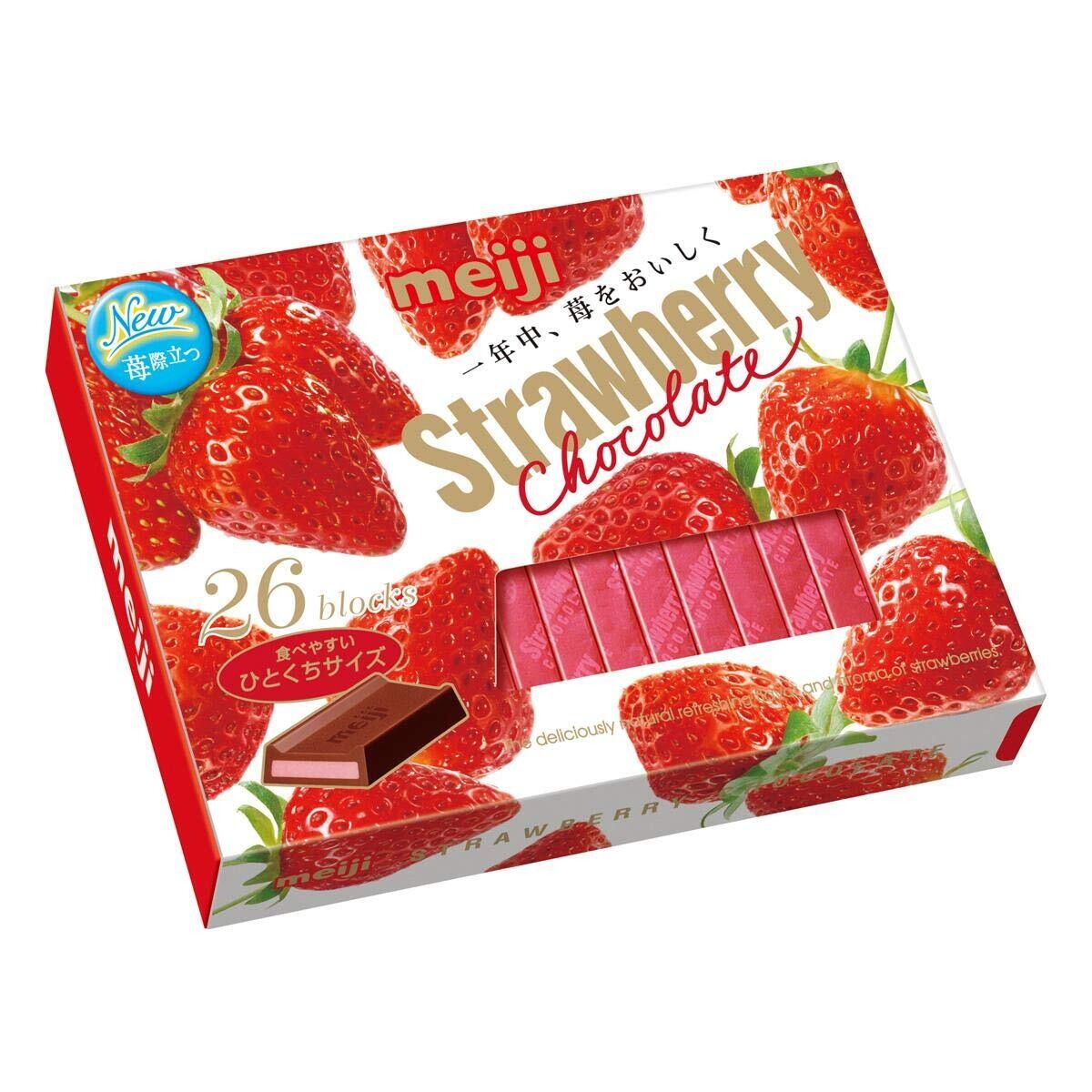 Meiji Strawberry Chocolate