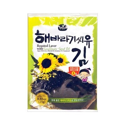 CRD Roasted Seaweed with Sunflower Oil (25G)