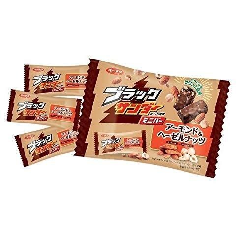 Yuraku Black Thunder Almond Halzenut Chocolate Bar