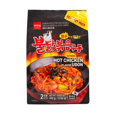 Wang Hot Chicken Flavour Udon (2 x 221G)