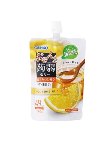 Orihiro Konjac Jelly Honey Lemon (130G)