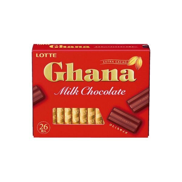 Lotte Ghana Milk Chocolate (119G)