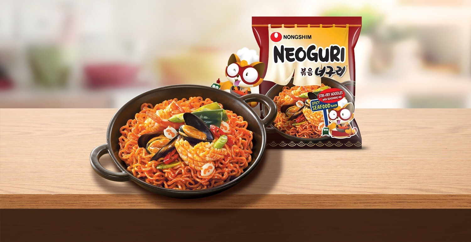 Nongshim Neoguri Spicy Seafood Stir Fry Noodle