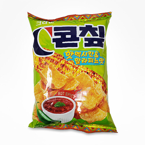 Crown Corn Chips Mexican Jalapeno (118G)