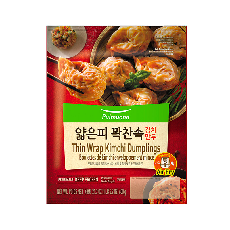 Pulmuone Thin Wrap Kimchi Dumpling (600G)