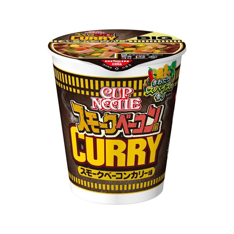 Nissin Big Cup Noodle Smoked Bacon Curry (102G)