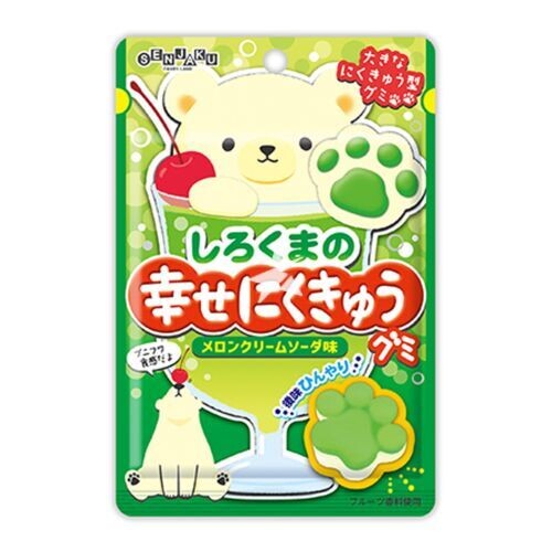 Senjaku Happy Nikukyu Gummy Melon Cream Soda (32G)