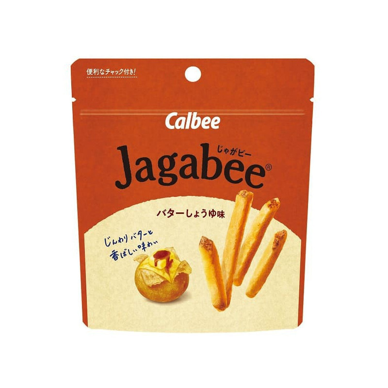 Calbee Jagabee Butter Soy Sauce (40G)