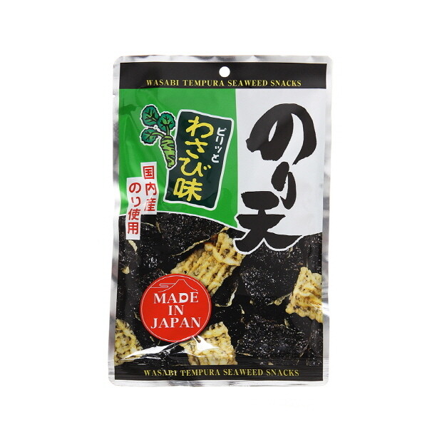 Daiko Noriten Wasabi Tempura Seaweed Snack (40G)