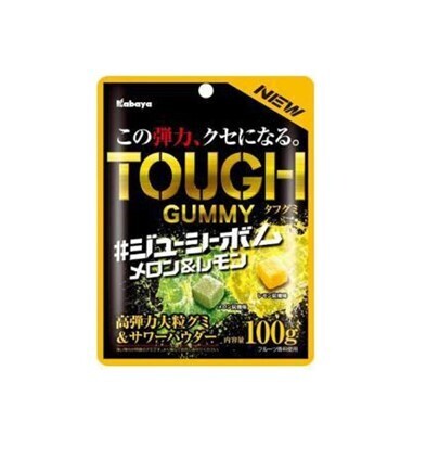 Kabaya Tough Gummy Melon & Lemon (100G)