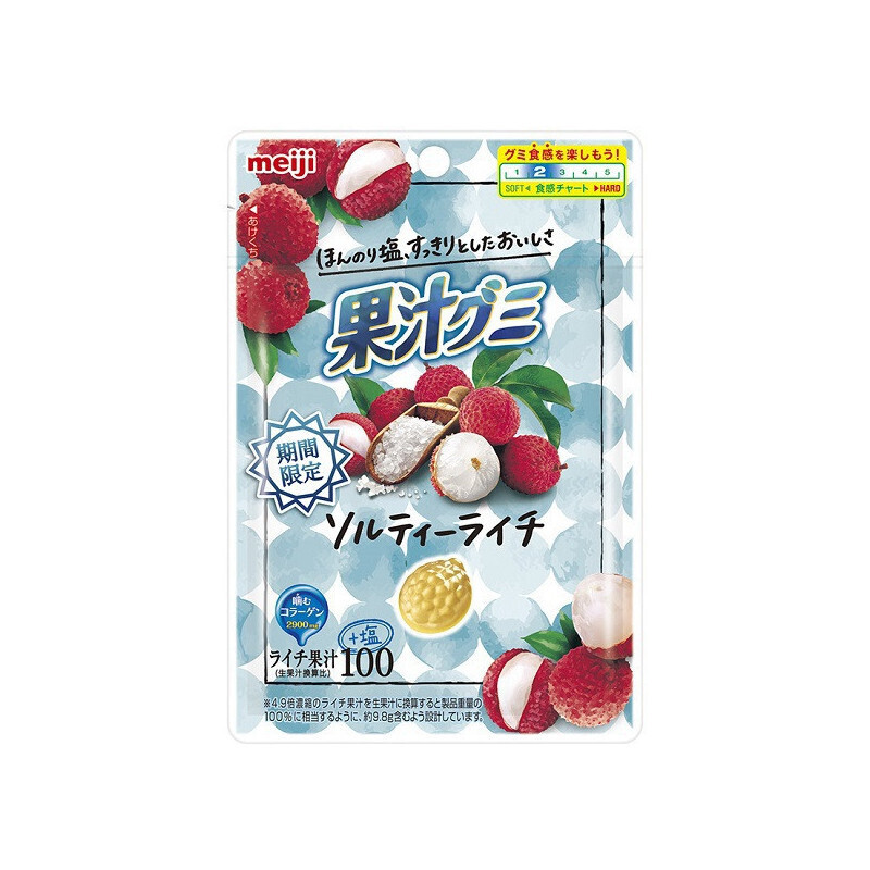 Meiji Salty Lychee Gummy (47G)