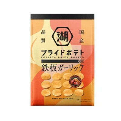 Koikeya Pride Potato Teppanyaki Garlic Wagyu Soy Sauce (58G)