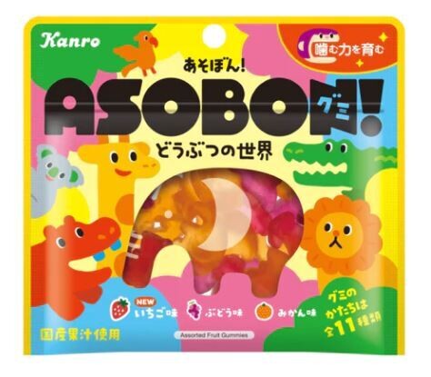Kanro Asobon! Animal World Gummy (52G)