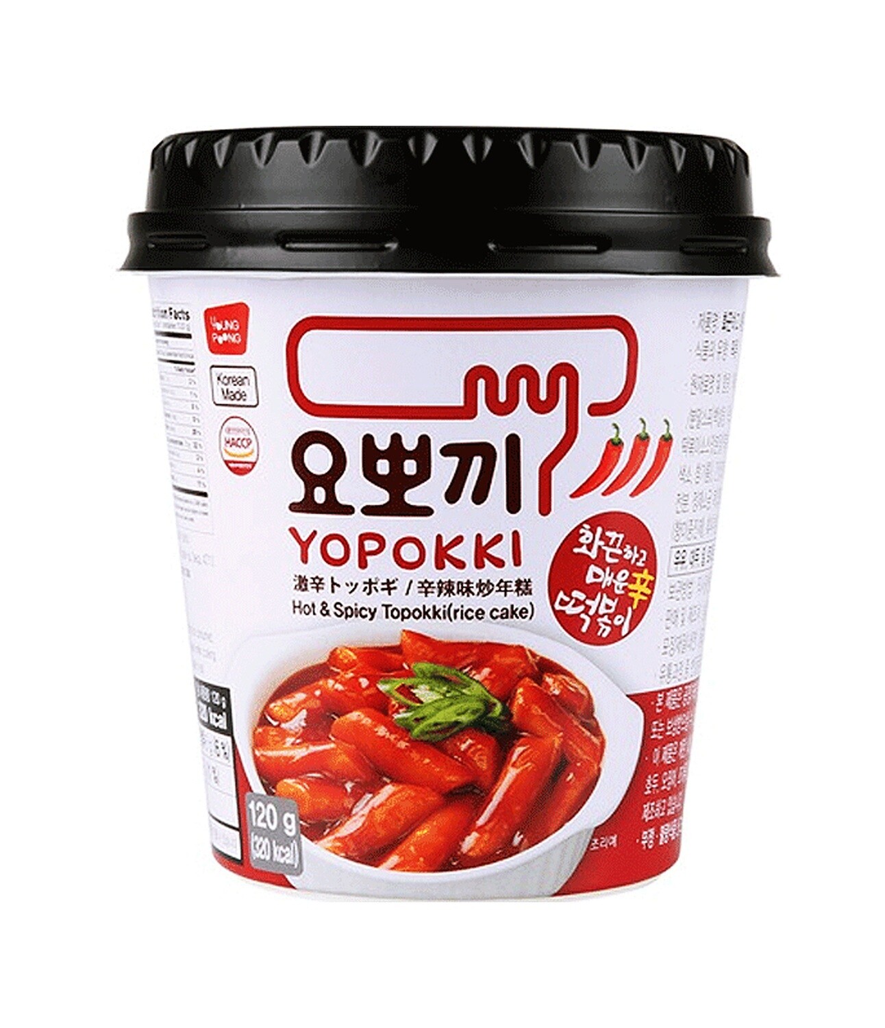Yopokki Hot & Spicy Topokki (120G)