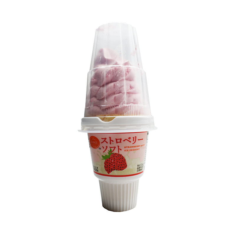 Orange Strawberry Soft Ice Cream (180ML)